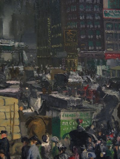 New York (detail) by George Wesley Bellows